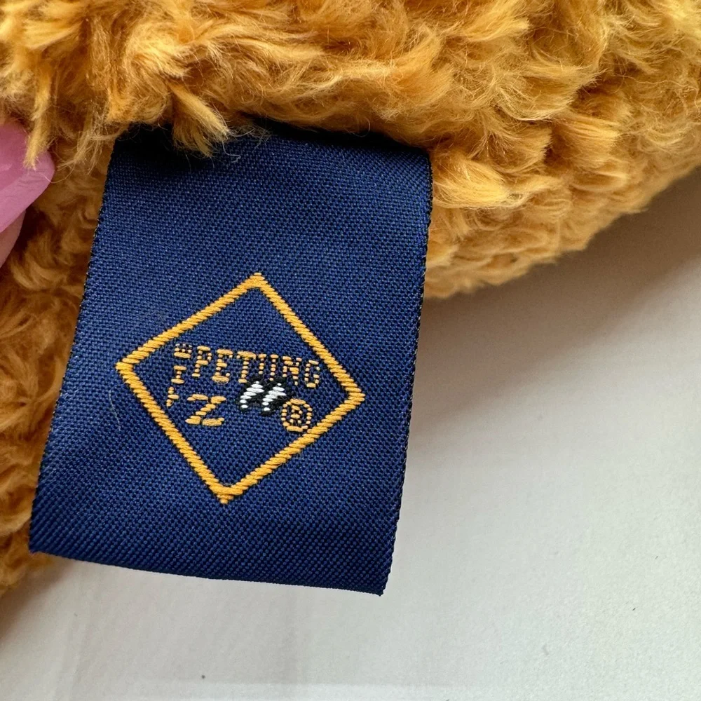 Petting Zoo 1994 16” Curly Haired‎ Plush Teddy Bear NWT